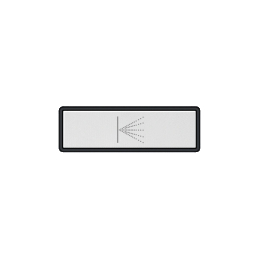 Placca dei pulsanti Gessi Hi-Fi SP02783