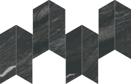 Atlas Concorde Marvel Diva Black Tempest Mosaico Chevron  Velvet AYD5