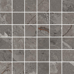 Cerdomus Karnis Mosaico 4,7x4,7 Charcoal Levigato  30x30 97397