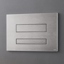 Plate for dual flush