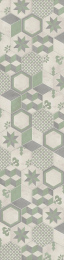 Marca Corona Terra.Art Mix Sabbia/Menta Esagona I422