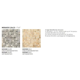 Coem Quartz Gold Mos.2,5X2,5 QZ309MB