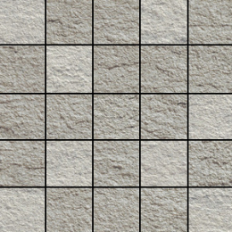 Iris Fmg Pietre Quarzite Cenere Mosaico 5 Strutturato ST30880