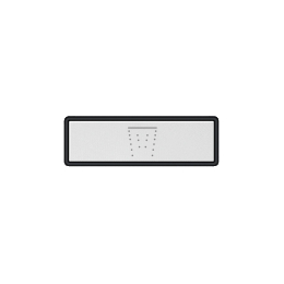 Placca dei pulsanti Gessi Hi-Fi SP02767