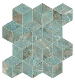 Marca Corona Foyer Royal Green Tessere Rombi Reflex I668