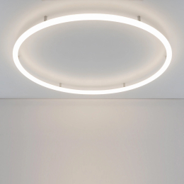 Ceiling lamp Artemide 1429000A Alphabet of light circular 155 wall/ceiling semi-recessed
