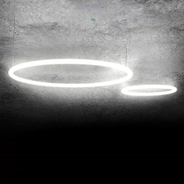 Ceiling lamp Artemide 1206000A Alphabet of light circular 90 suspension