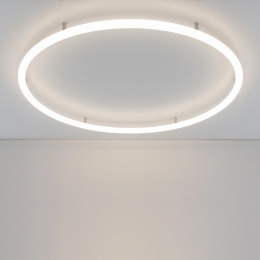 Ceiling lamp Artemide 1428000A Alphabet of light circular 90 wall/ceiling semi-recessed