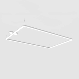 Lampada da soffitto Artemide 1430030A Alphabet of Light - Rectangular - Suspension - Dali/Push