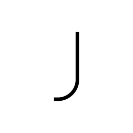 Wandlampe Artemide 1202j00A Alphabet of Light - Lowercase - Letter j