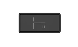 Plaque-bouton Gessi Hi-Fi SP02780