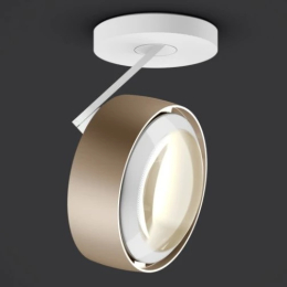 Più alto 3d track - Deckenlampes glänzend weiße lens