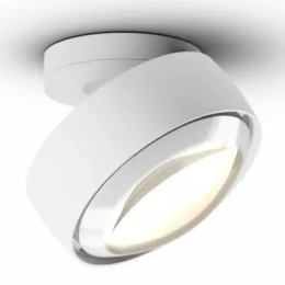 Più alto - Deckenlampe glänzend weiße lens