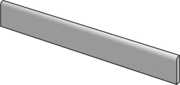 Refin Foil Titanium Battiscopa R. 7X60  NP16