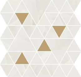 Refin Prestigio Onyx White Mosaico T Lucido R. 30X30  NZ93